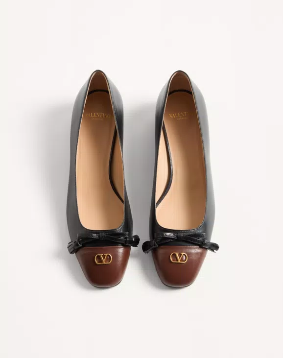 Valentino Valet Du Roi Kidskin Ballerina 25Mm - Image 5